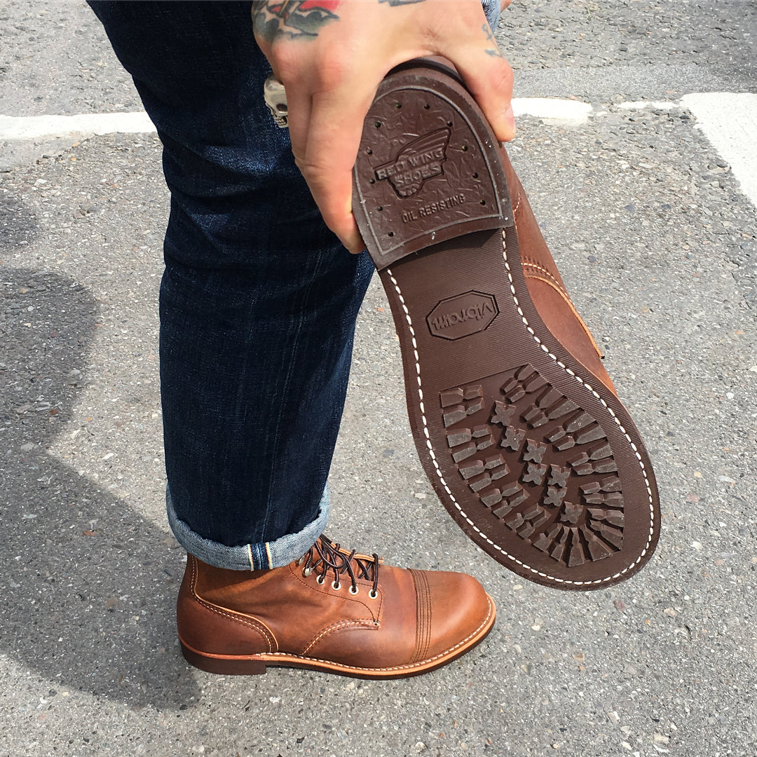 red wing iron ranger copper rough and tough care