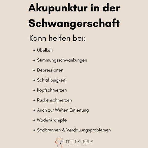 Akupunktur Schwangerschaft