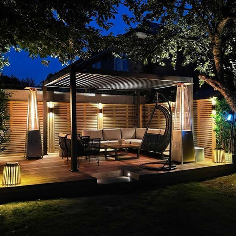 Aluminium Pergola with Sofa Set