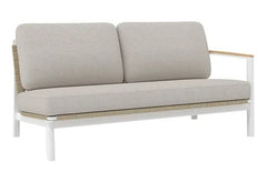 Lunar Left Sofa White / Ivory