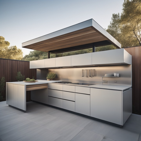 Modern Design Outdoor Kitchen