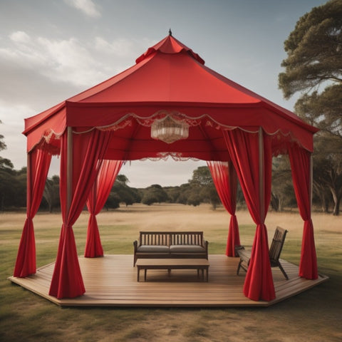 Red Gazebo Tent