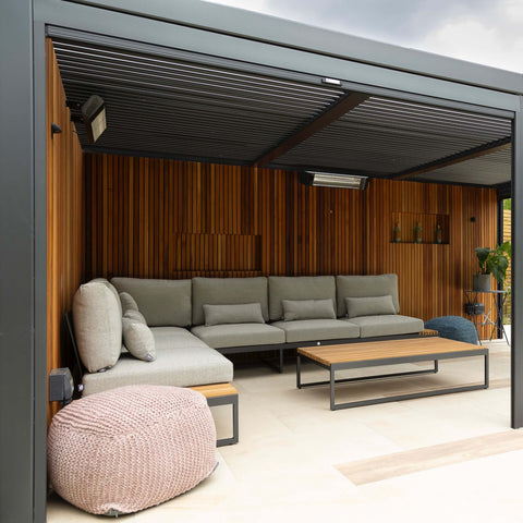 Aluminium Pergola with Sofa set