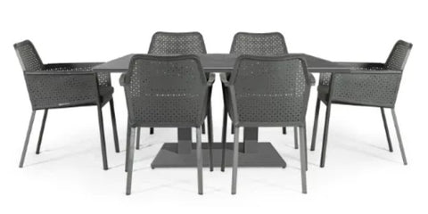 Westminster Matrix Rectangular 150 x 90cm Rising Table with 6 Chairs