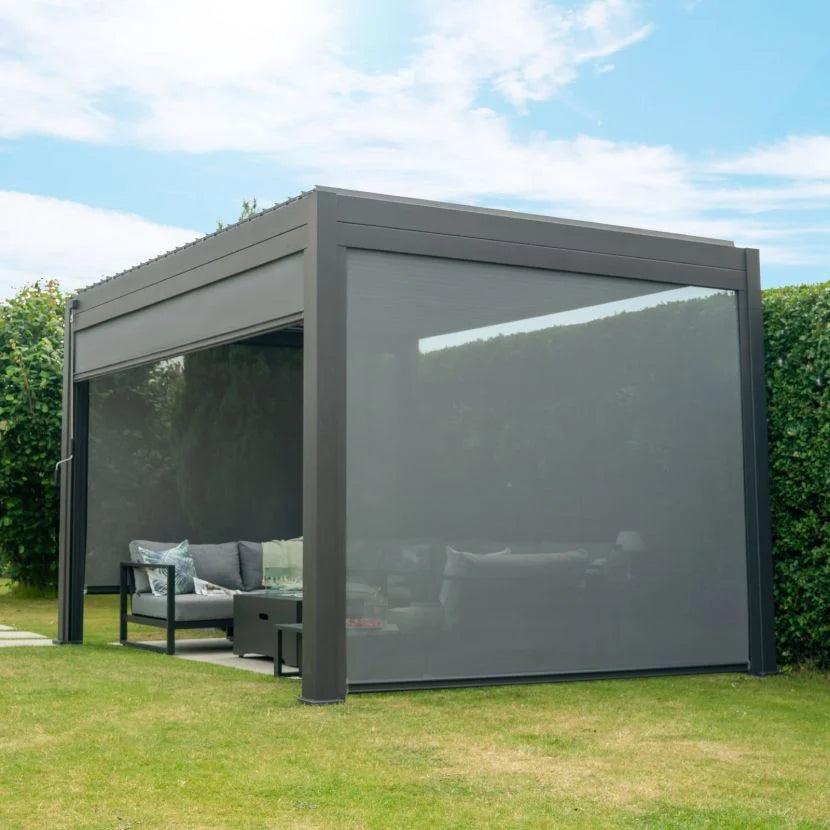 3m Grey or White Nova Titan Privacy Screen Side Blind-14172 