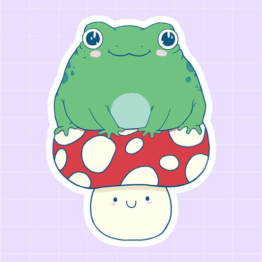 Strawberry Forg/Frog Sticker – MunjoMunjo