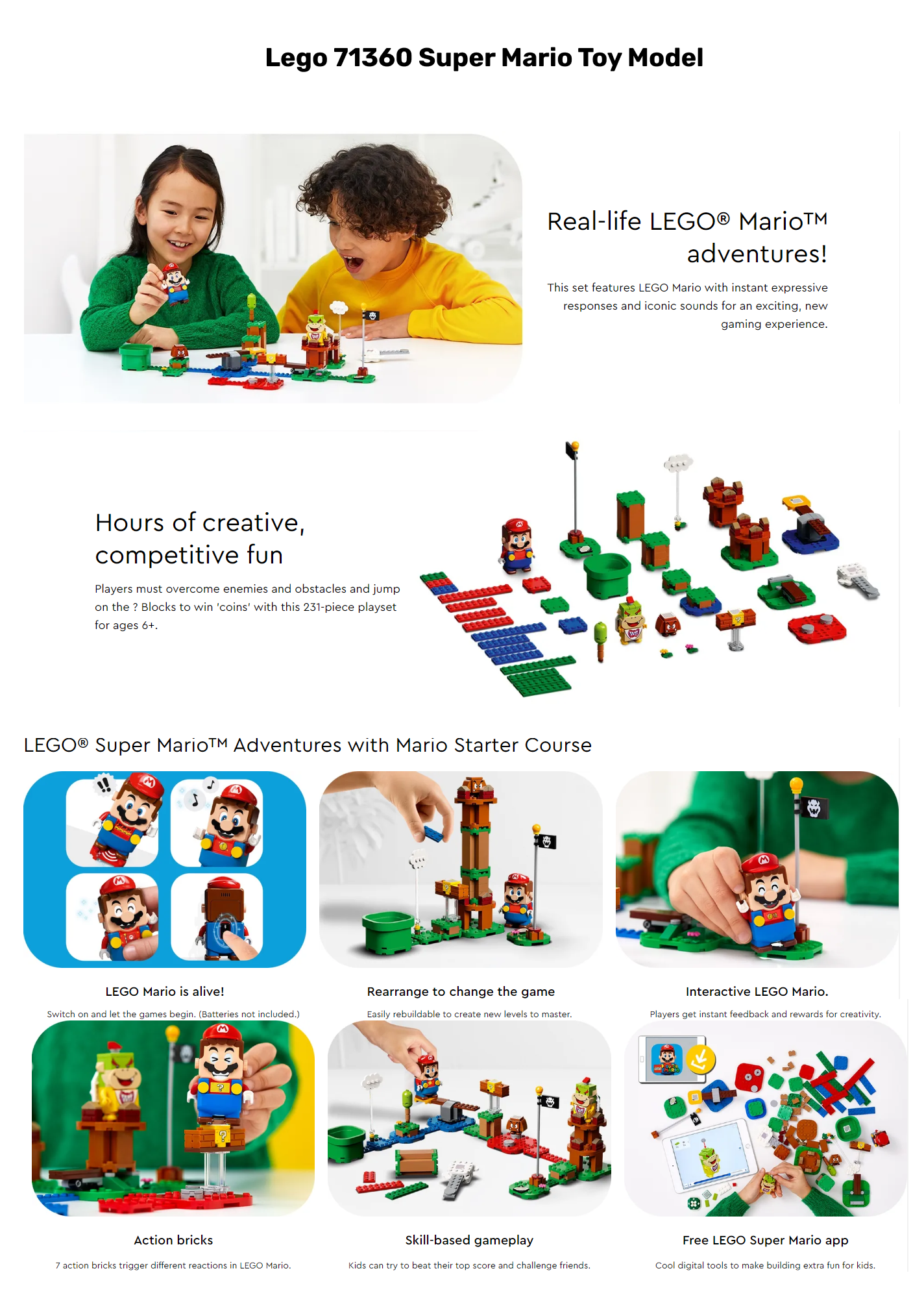 Lego 71360 Super Mario Toy Model