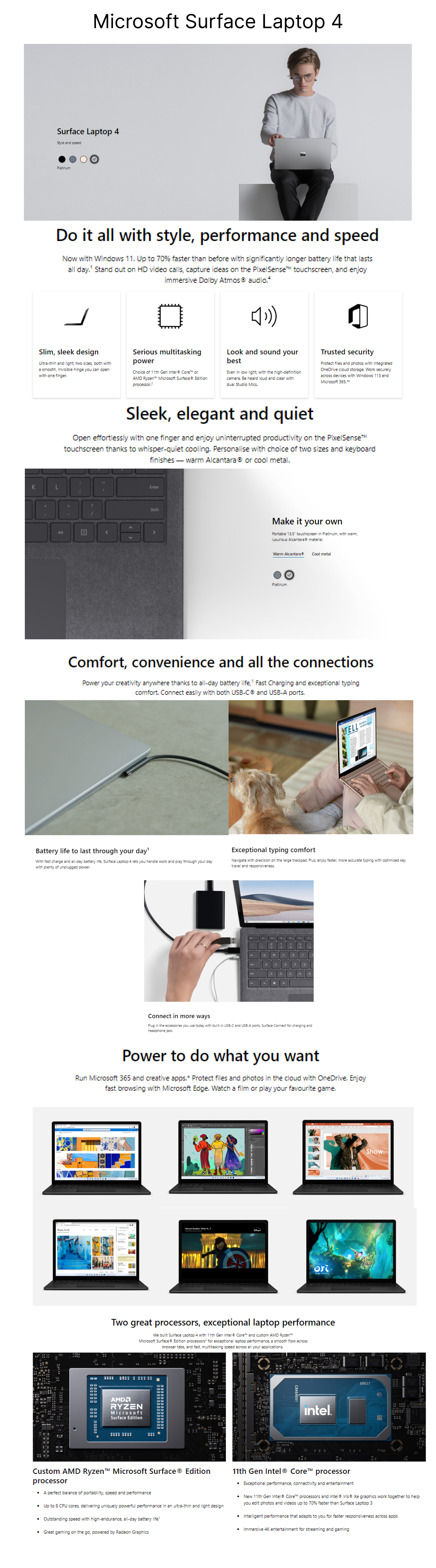 Microsoft Surface Laptop 4 Student Price 13.5