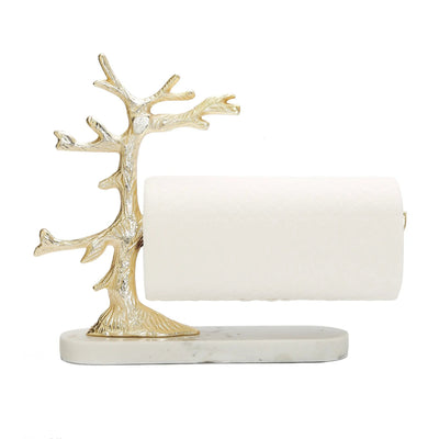 White Marble Paper Towel Holder + Reviews