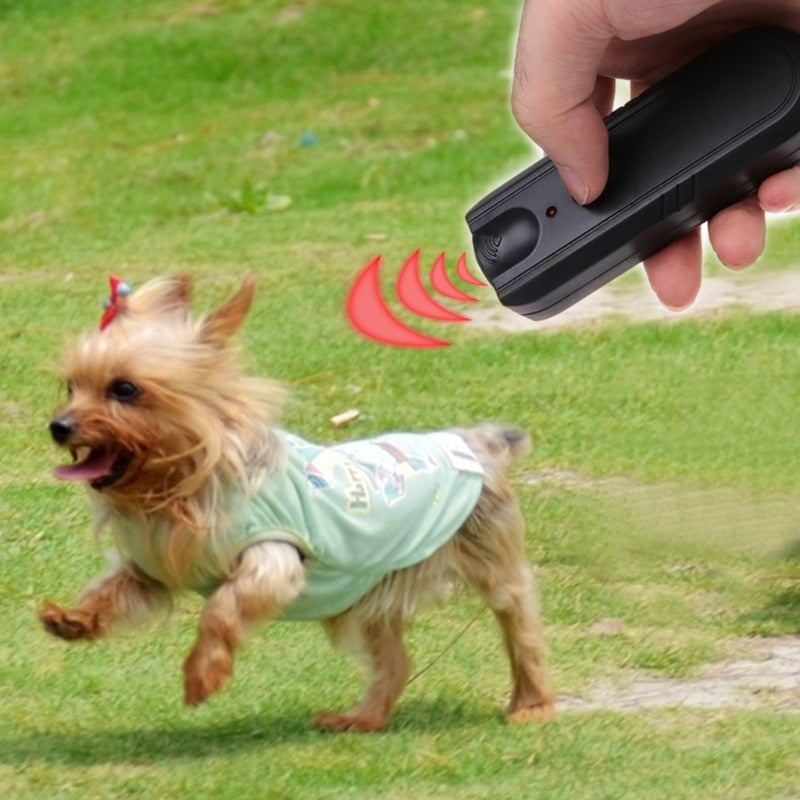 LED Ultrasonic Anti-Bark Aggressive Dog Pet Repeller Barking Stopper Deterrent Train