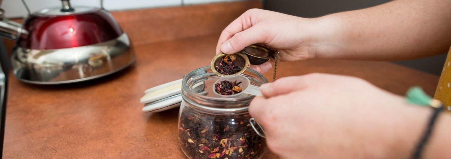 Loose leaf tea making