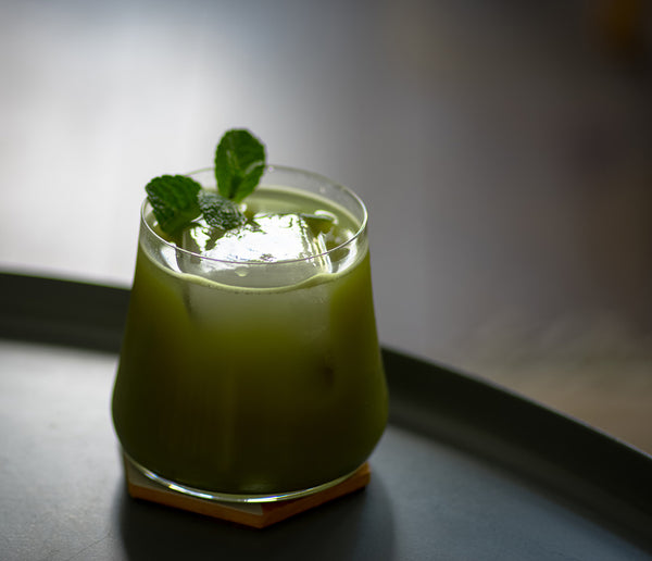 Matcha Zinger tea cocktail