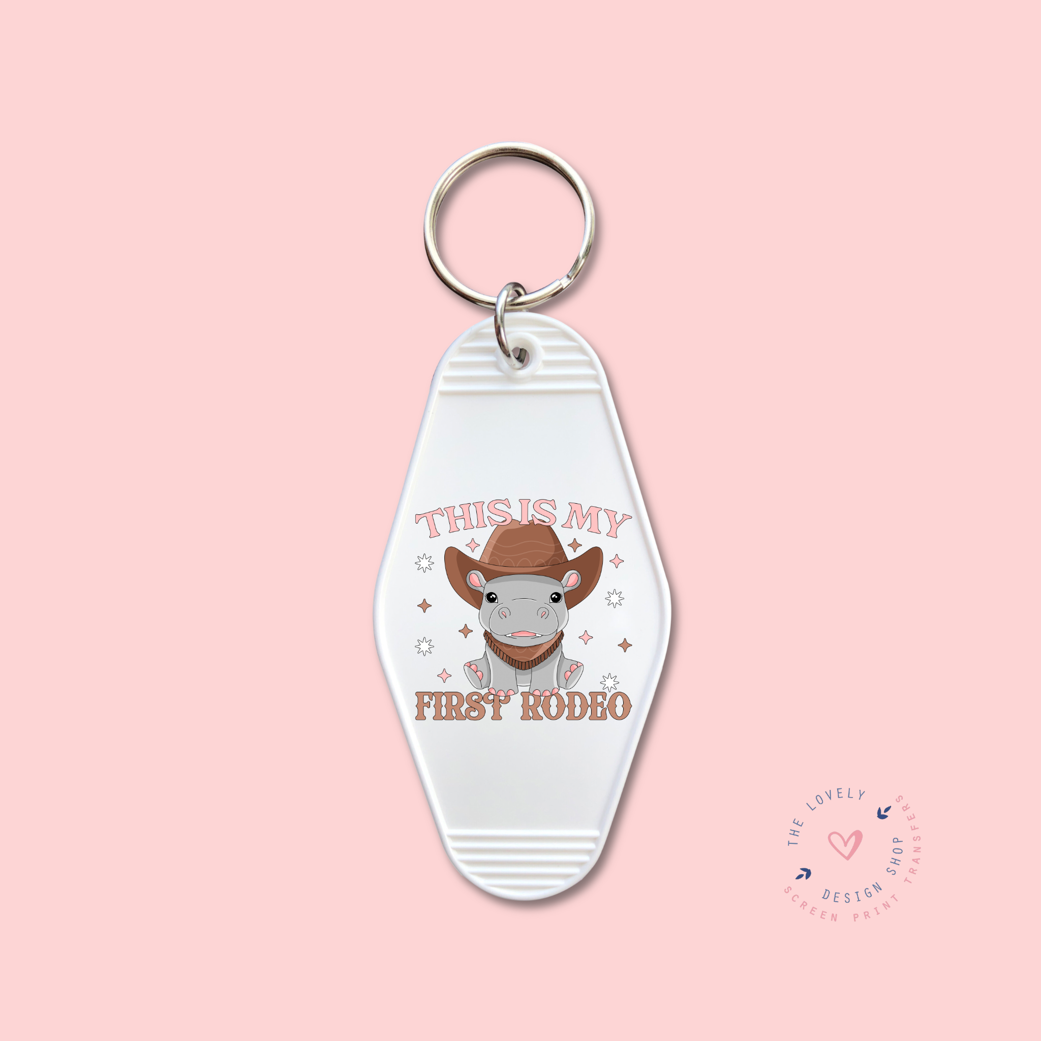 This Is My First Rodeo - Keychain UV DTF Decal - Dec 23