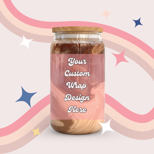 300 pcs Custom Order UV DTF 16 oz Cup Wraps – The Lovely Design