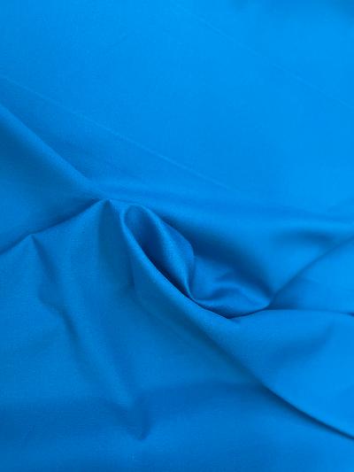Fused Italian Designer Superfine Textured Wool Crepe - Peacock Blue