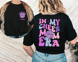 In My Cheer Mom Era Custom Name Shirt - IKAY Design
