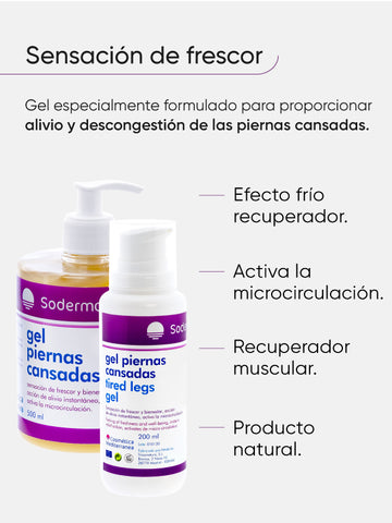 Gel Frío Piernas Cansadas