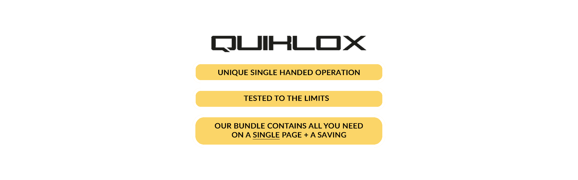 QuikLox iPhone Bundle: all you need on 1 page and a deal on the bundle