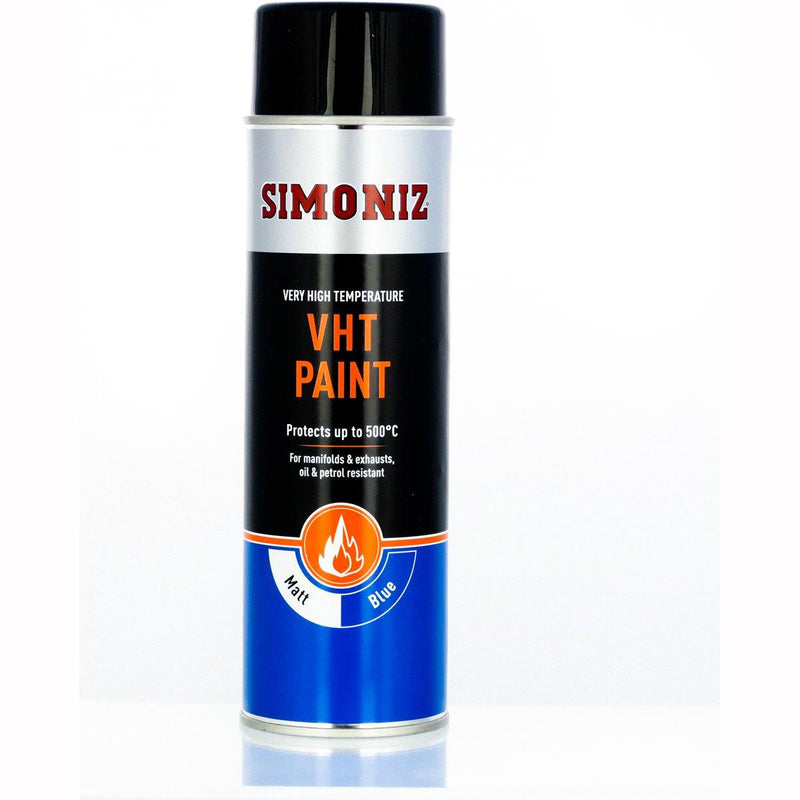 Simoniz Blue VHT High Temperature Paint Spray Aerosol Can - 500ml ...