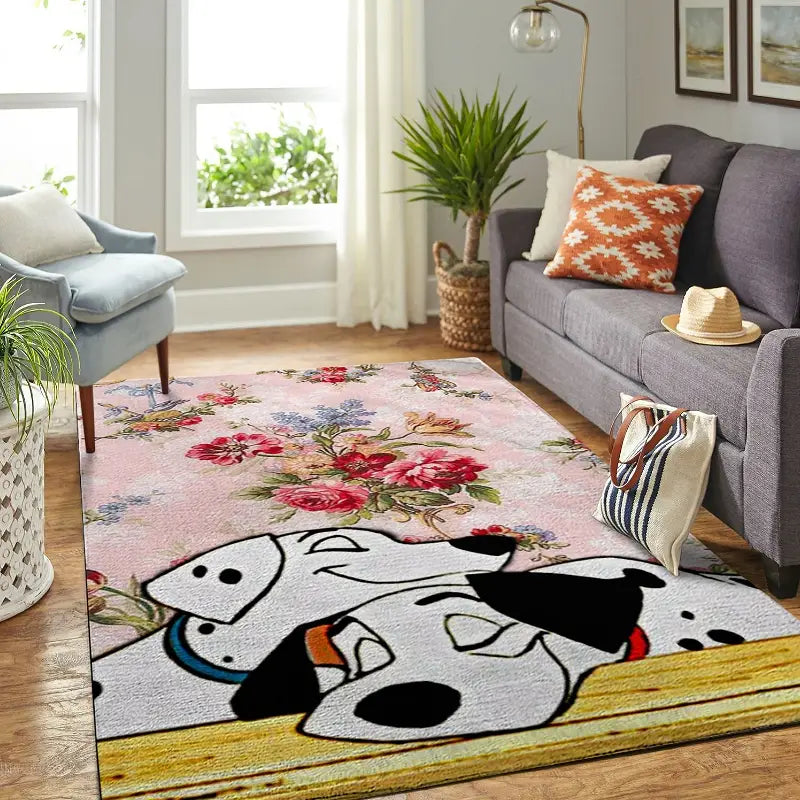 101 Dalmatians Disney Movie Living Room Area No5561 Rug
