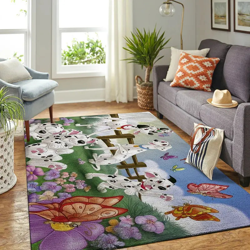 101 Dalmatians Disney Movie Living Room Area No5566 Rug