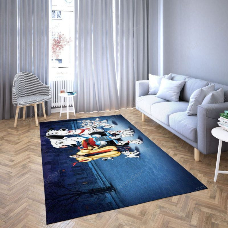 101 Dalmatians Of Favorite Cartoon Movie 1 Area Rugs For Living Room Rectangle Rug Bedroom Rugs Carpet Flooring Gift RS132560