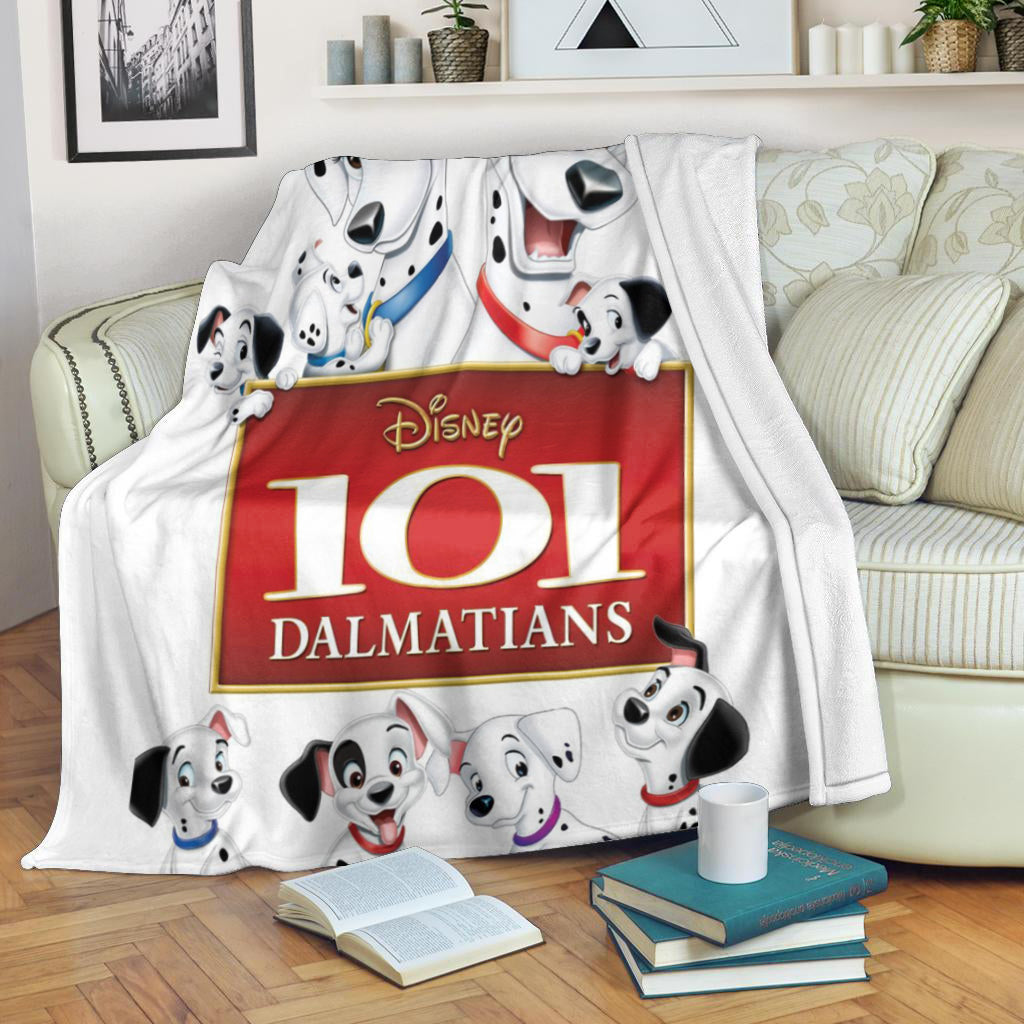 101 Dalmatians Poster 1 3d Full Printing Fleece Blanket