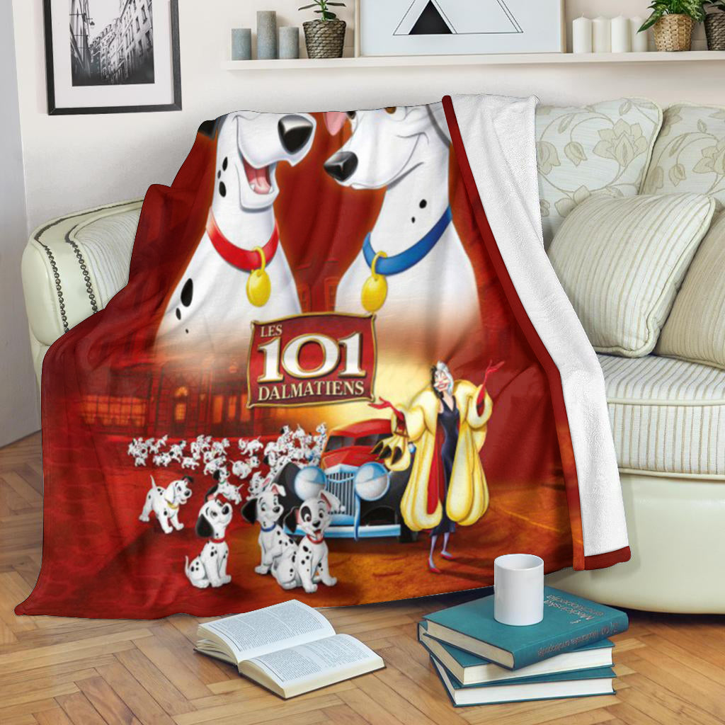 101 Dalmatians Poster 4 3d Full Printing Fleece Blanket
