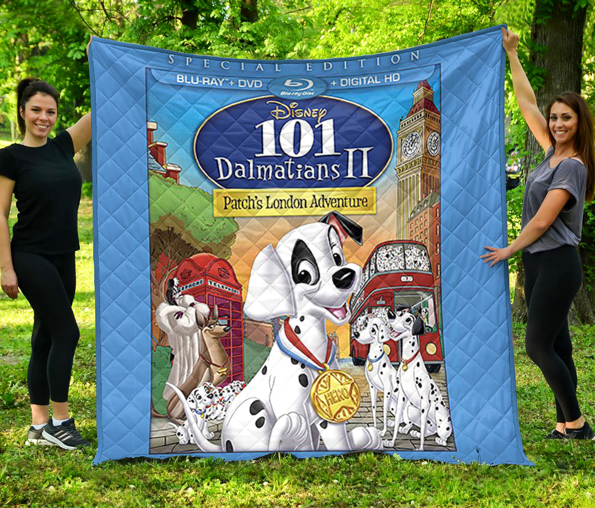101 Dalmatians Poster 6 3d Full Printing Quilt