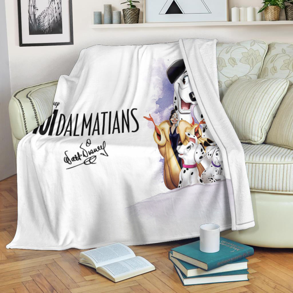 101 Dalmatians Poster 7 3d Full Printing Fleece Blanket
