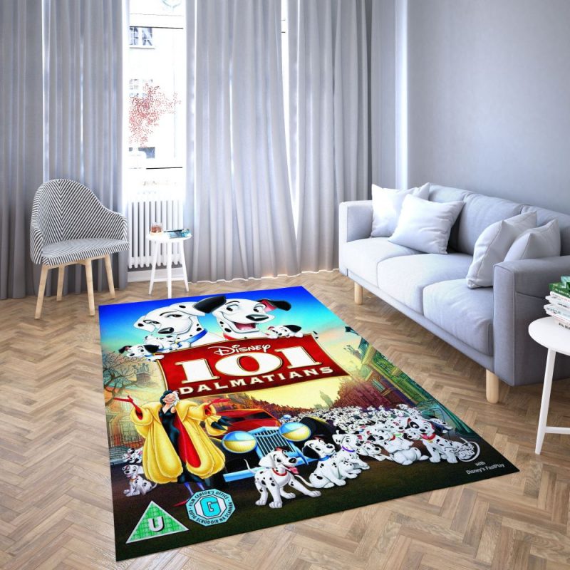 101 Dalmatians of Disney Favorite cartoon movie Carpet Living Room Rugs 9