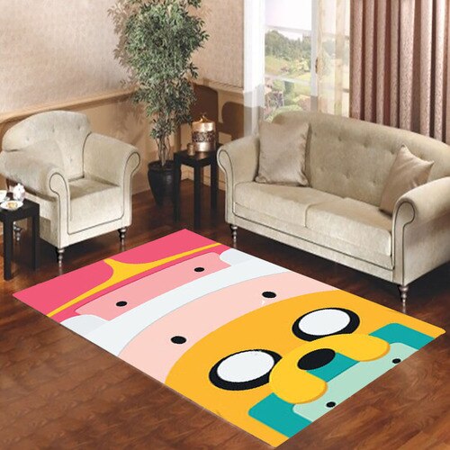 Adventure Time Characters Living room carpet rugs