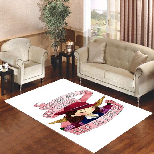 Agent Peggy Carter Captain America Says Dont Understimate Us 3D Area Rug Living Room And Bed Room Home Decor Carpet