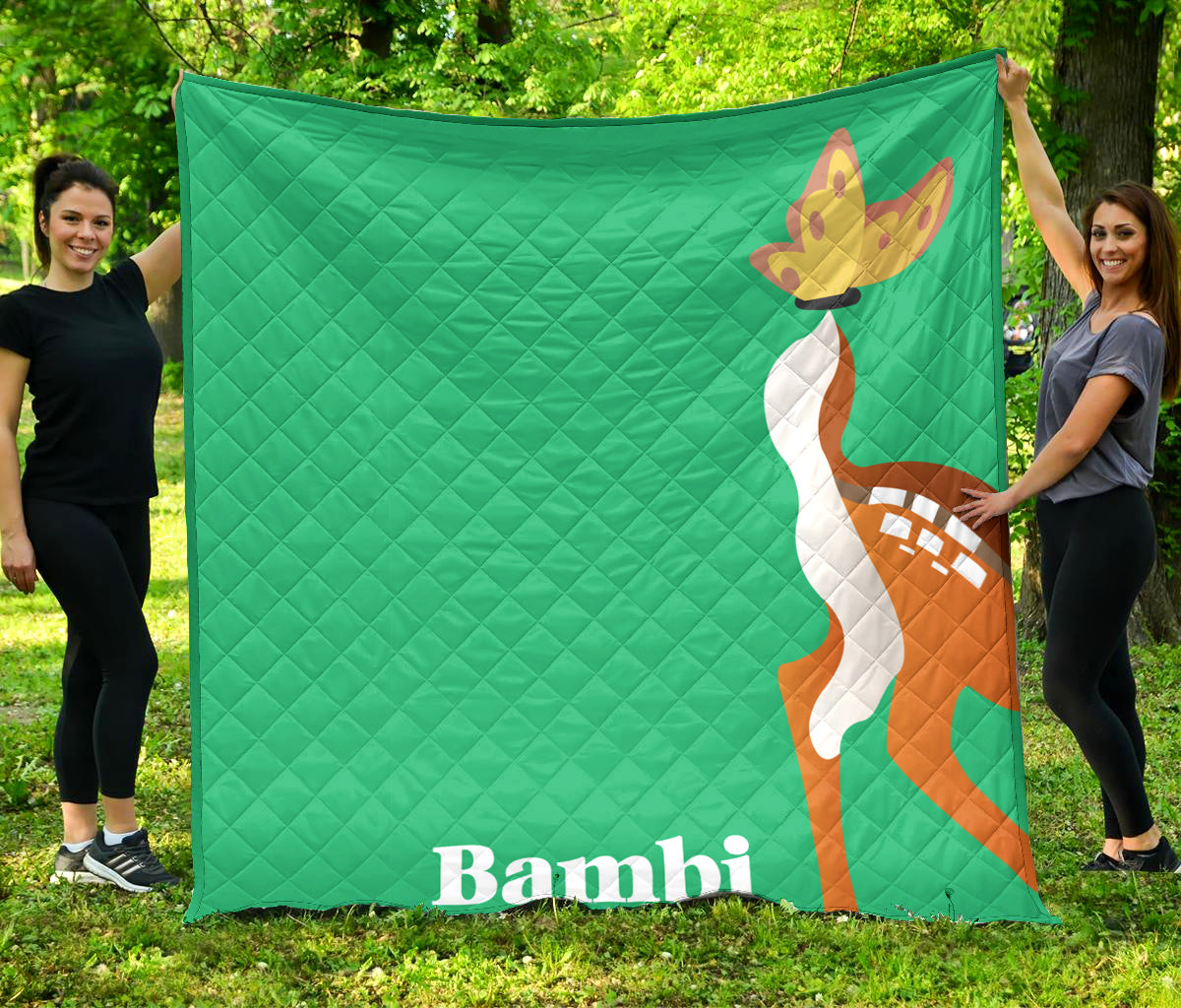 Bambi Poster 9 3d Full Printing Quilt