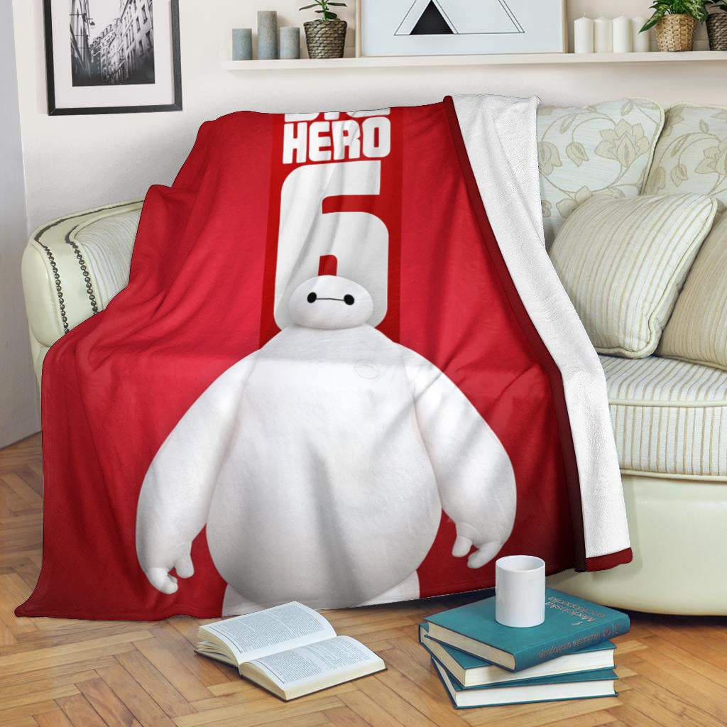 Big Hero 6 Poster 10 3d Full Printing Fleece Blanket