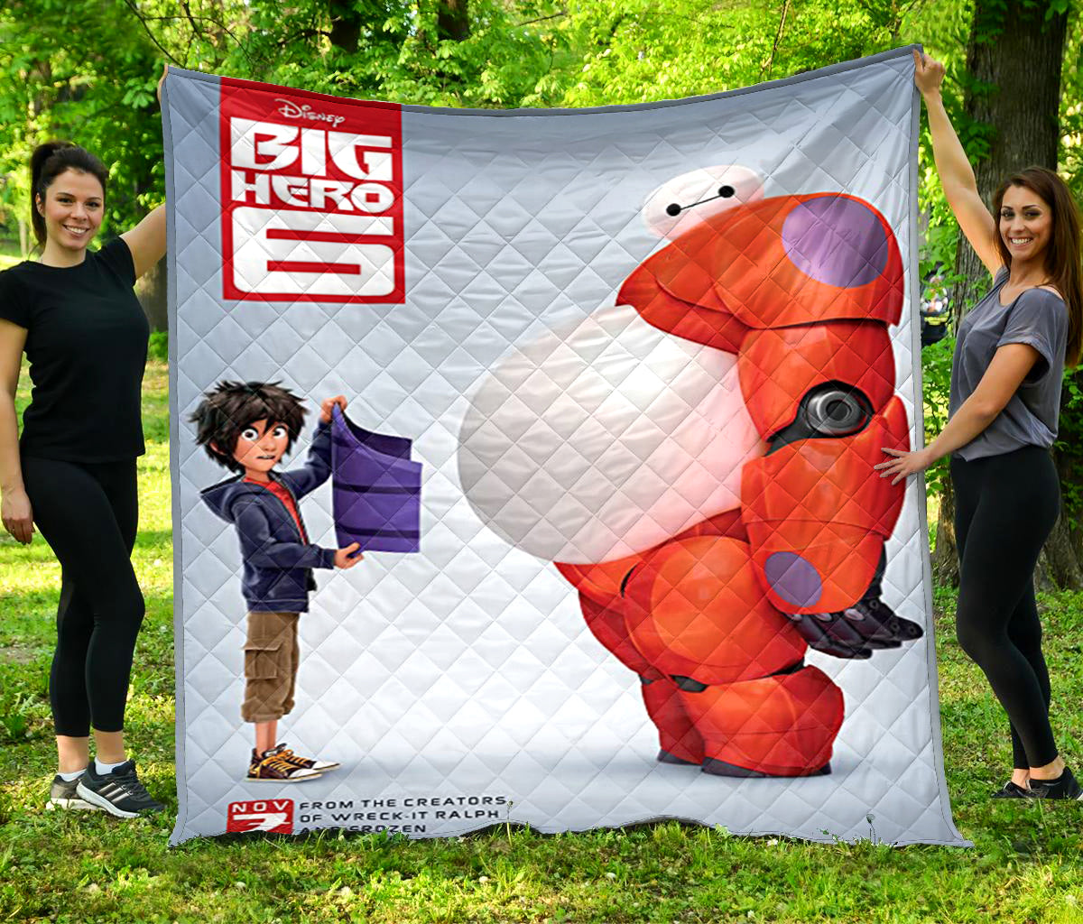 Big Hero 6 Poster 4 3d Full Printing Quilt