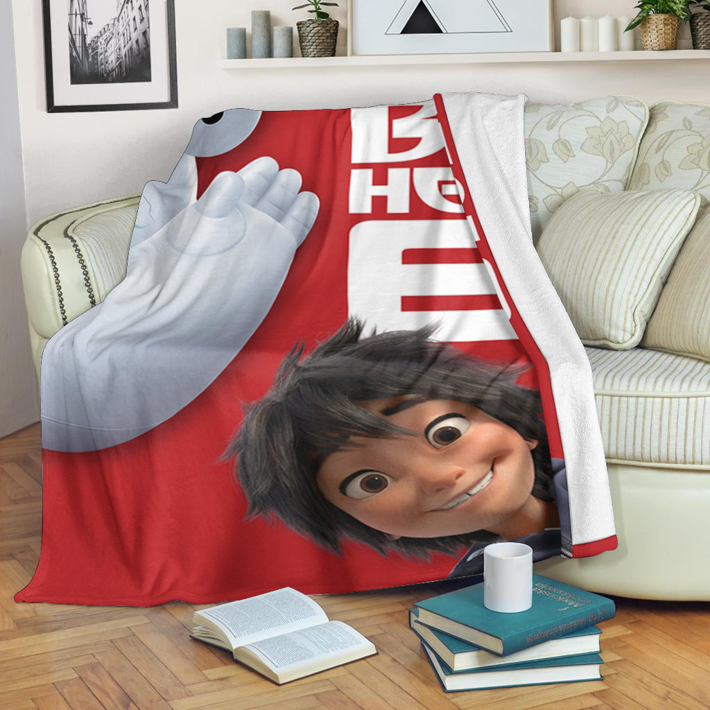 Big Hero 6 Poster 5 3d Full Printing Fleece Blanket