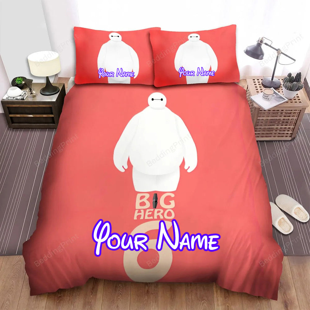 Big Hero 6 _2014_ Baymax Poster Artwork 5 Bed Sheets Duvet Cover Personalized Name Bedding Sets
