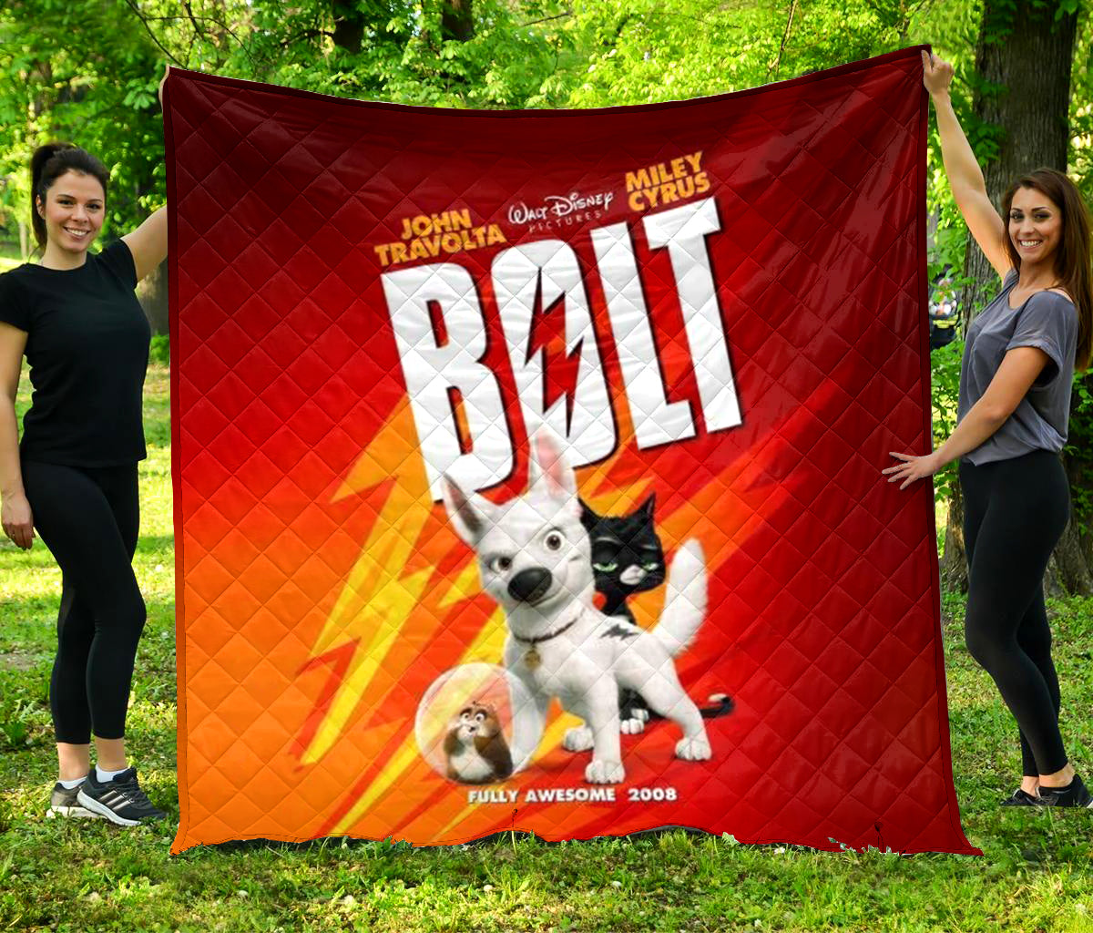 Bolt Poster 1 3d Full Printing Quilt