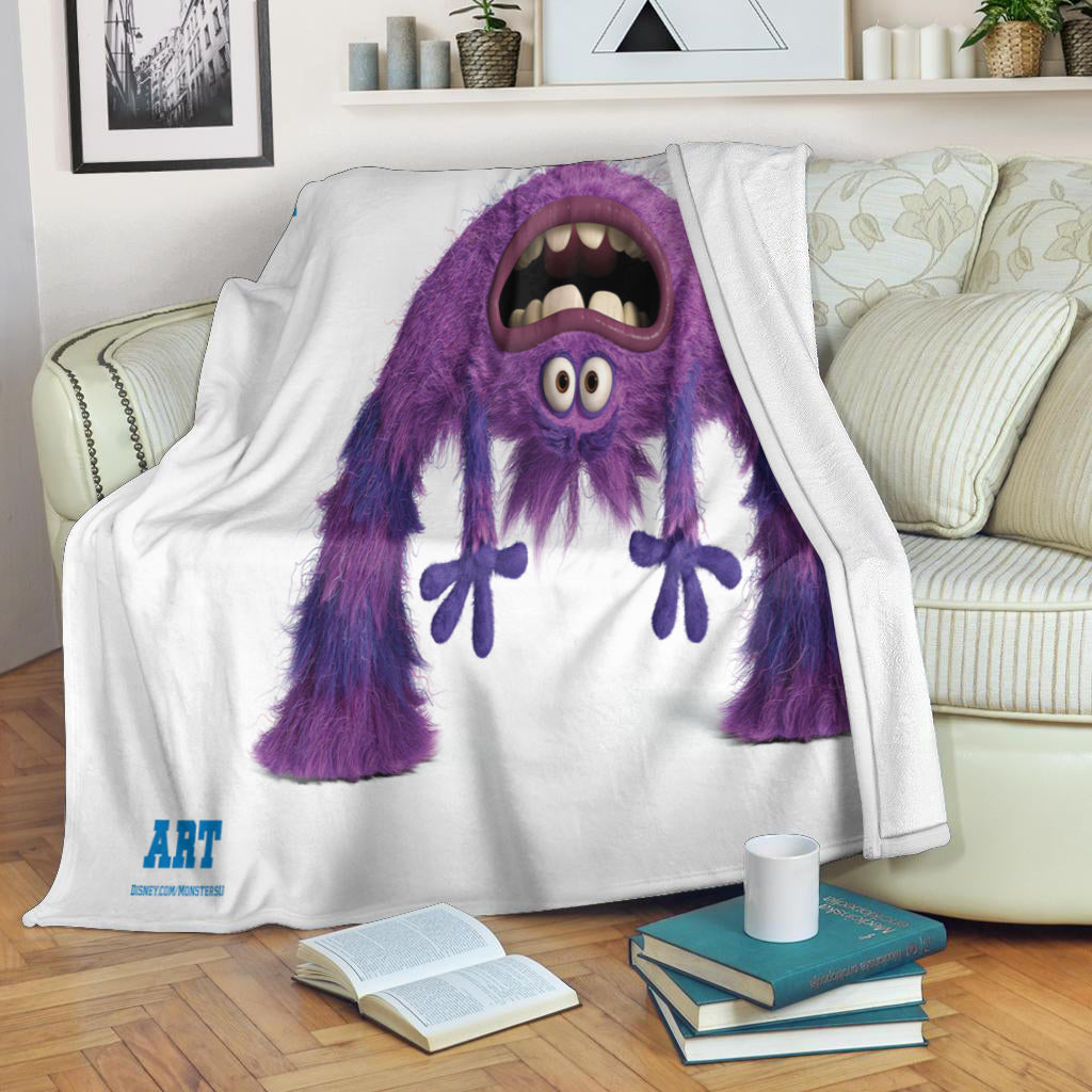Characters Art Monsters Inc Monsters University Movie Disney Pixar 3d Full Printing Fleece Blanket