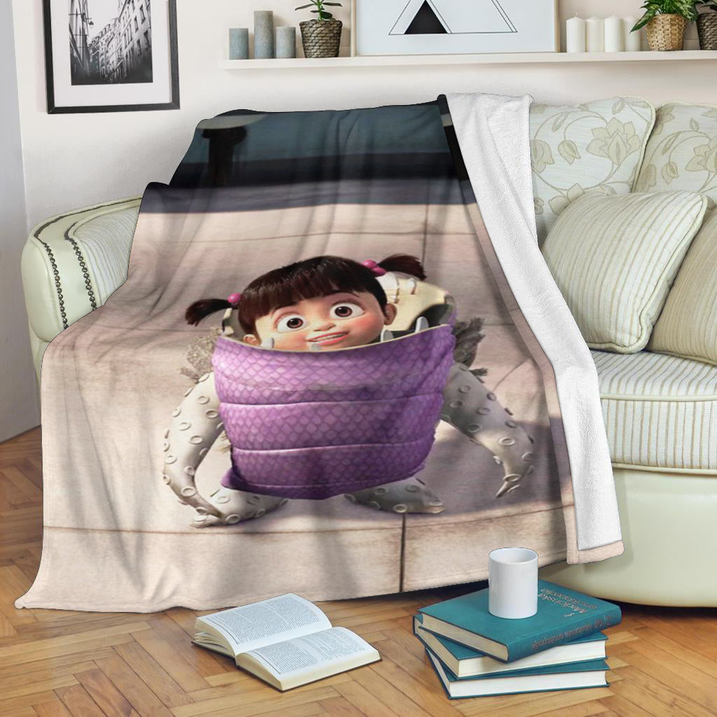 Characters Boo v2 Monsters Inc Monsters University Movie Disney Pixar 3d Full Printing Fleece Blanket