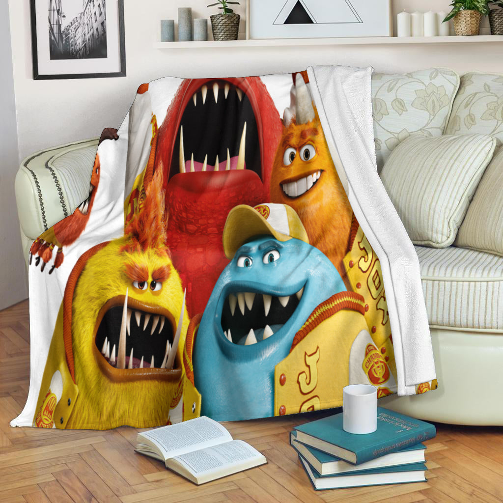 Characters v20 Monsters Inc Monsters University Movie Disney Pixar 3d Full Printing Fleece Blanket