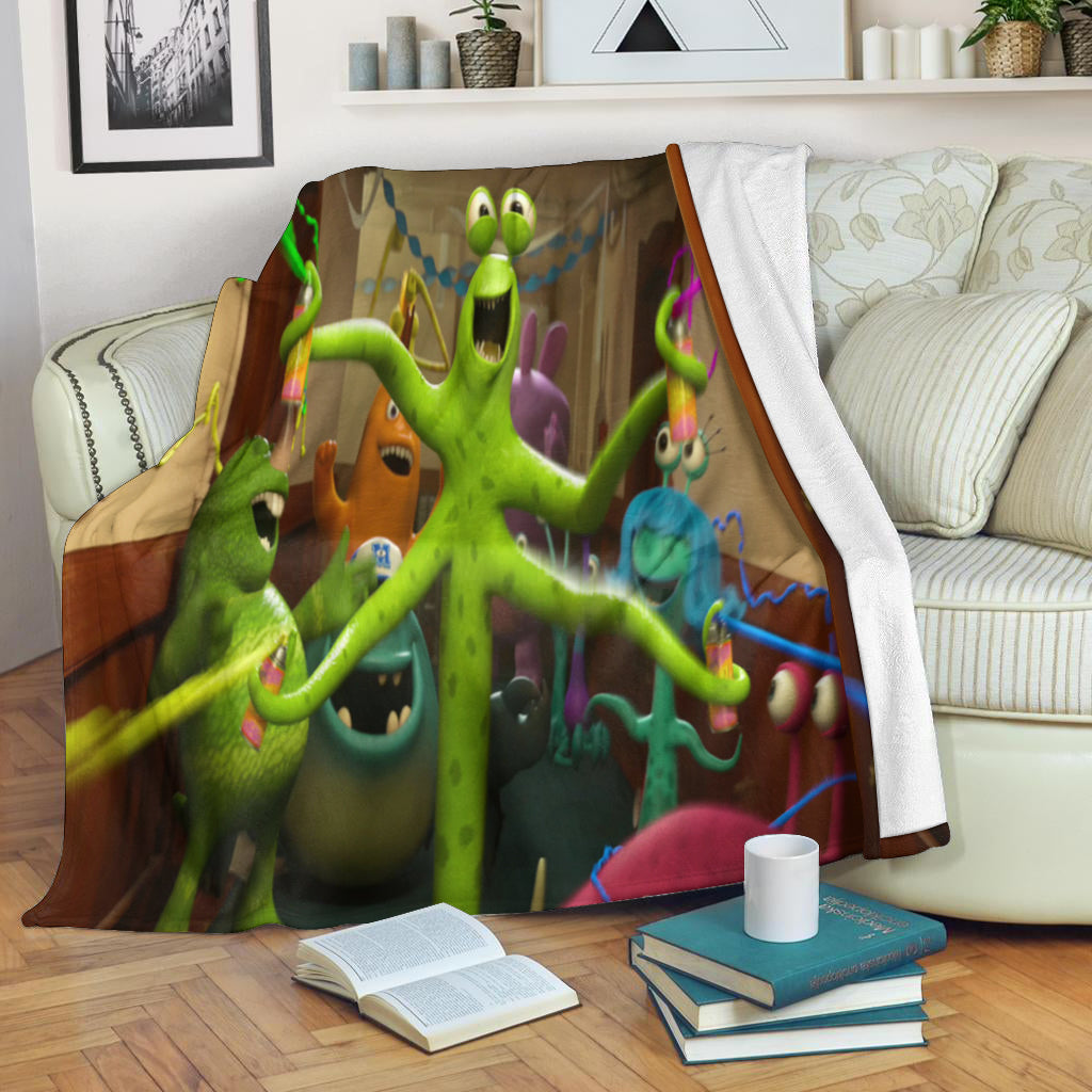 Characters v30 Monsters Inc Monsters University Movie Disney Pixar 3d Full Printing Fleece Blanket