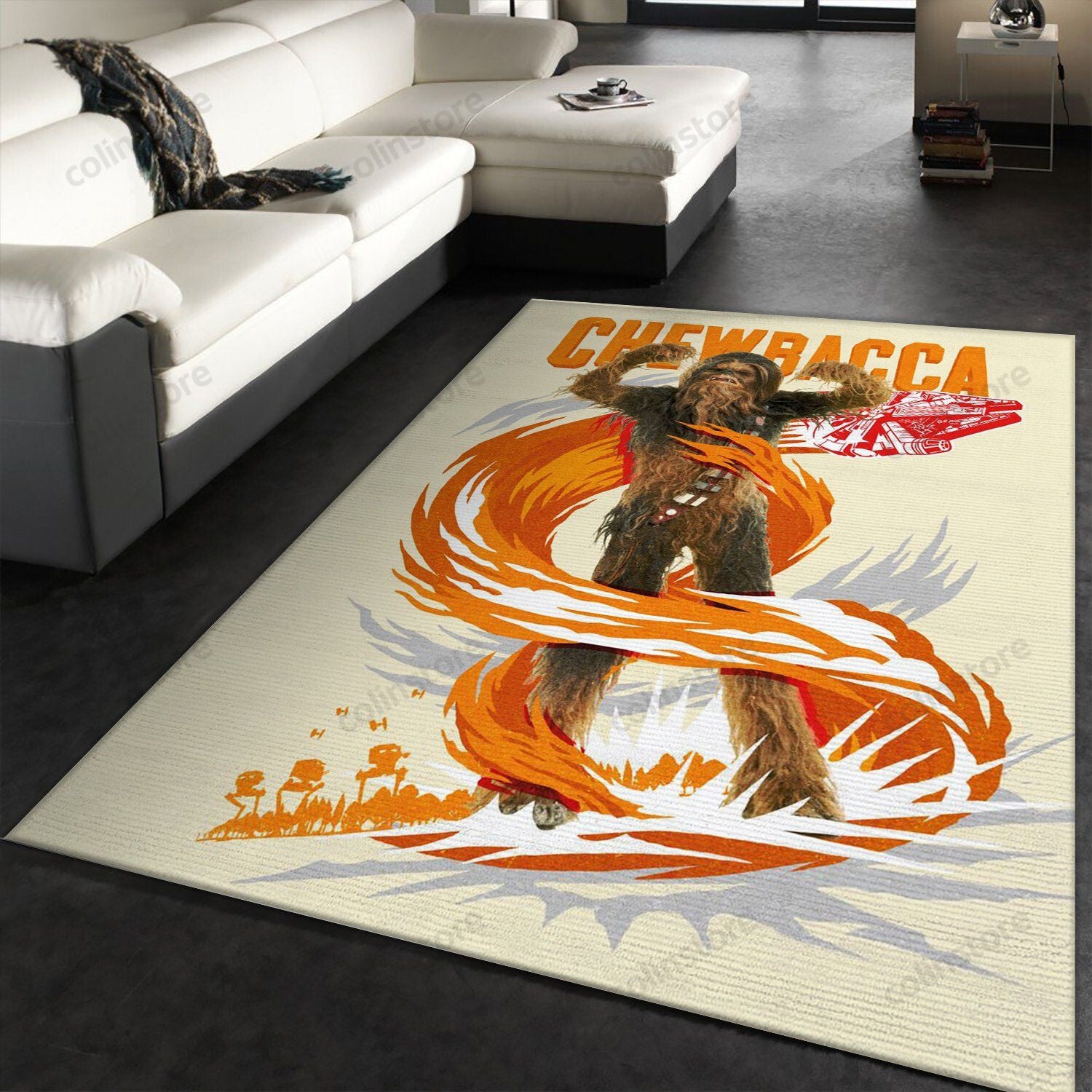 Chewbacca Star Wars Movie Rug Star Wars Funky Explosions US Gift Decor