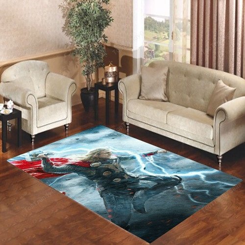 Chris Hemsworth Thor Area Rugs For Living Room Rectangle Rug Bedroom Rugs Carpet Flooring Gift TTG136737