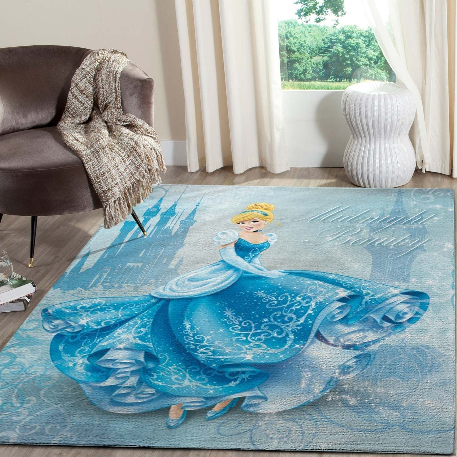 Cinderella Disney Princess Area Rugs Disney Movies Living Room Carpet LV071220 Local Brands Floor Decor The US Decor