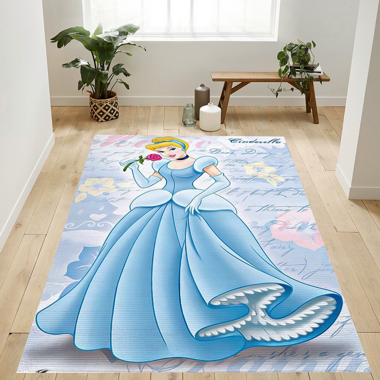 Cinderella Disney Princess Rug Custom Size And Printing