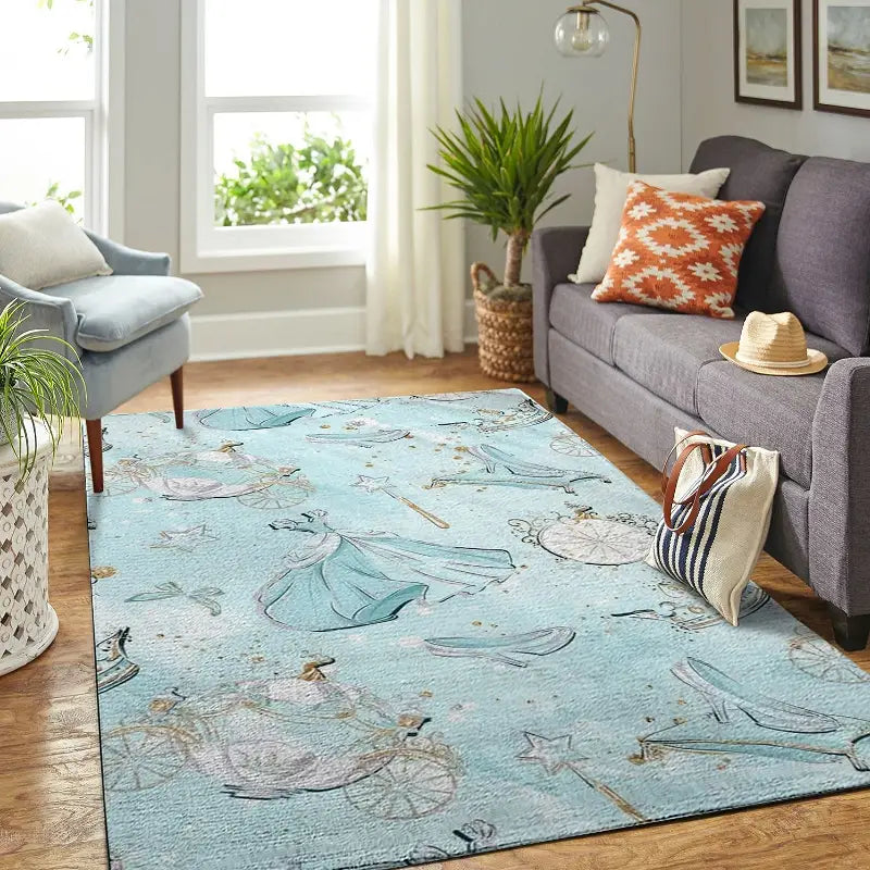 Cinderella Princess Living Room Area No5826 Rug