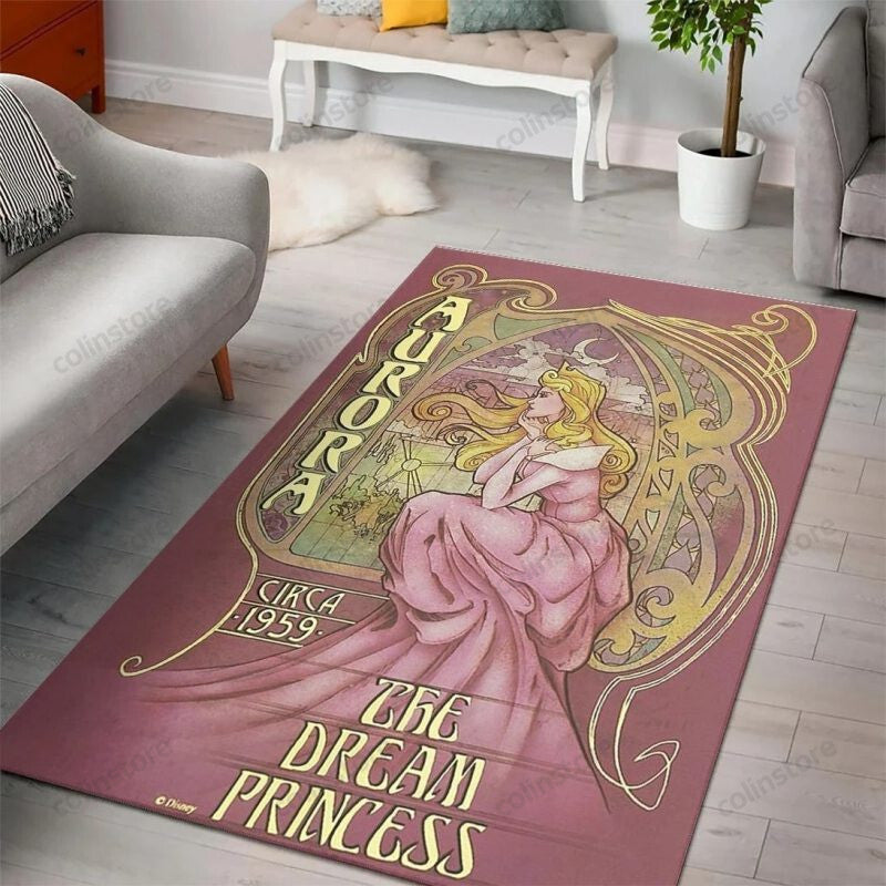 Cinderella disney princess characters disney movies carpet living room rug