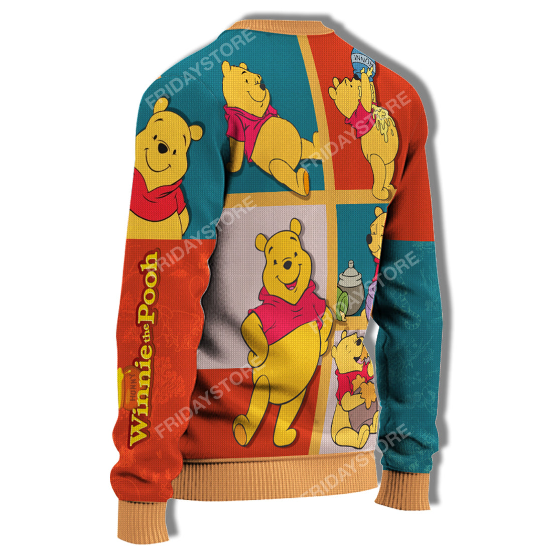 Disney Winnie The Pooh Sweater Emotions Of Pooh Honey Ugly Sweater High Quality Disney Winnie The Pooh Ugly Sweater 7201